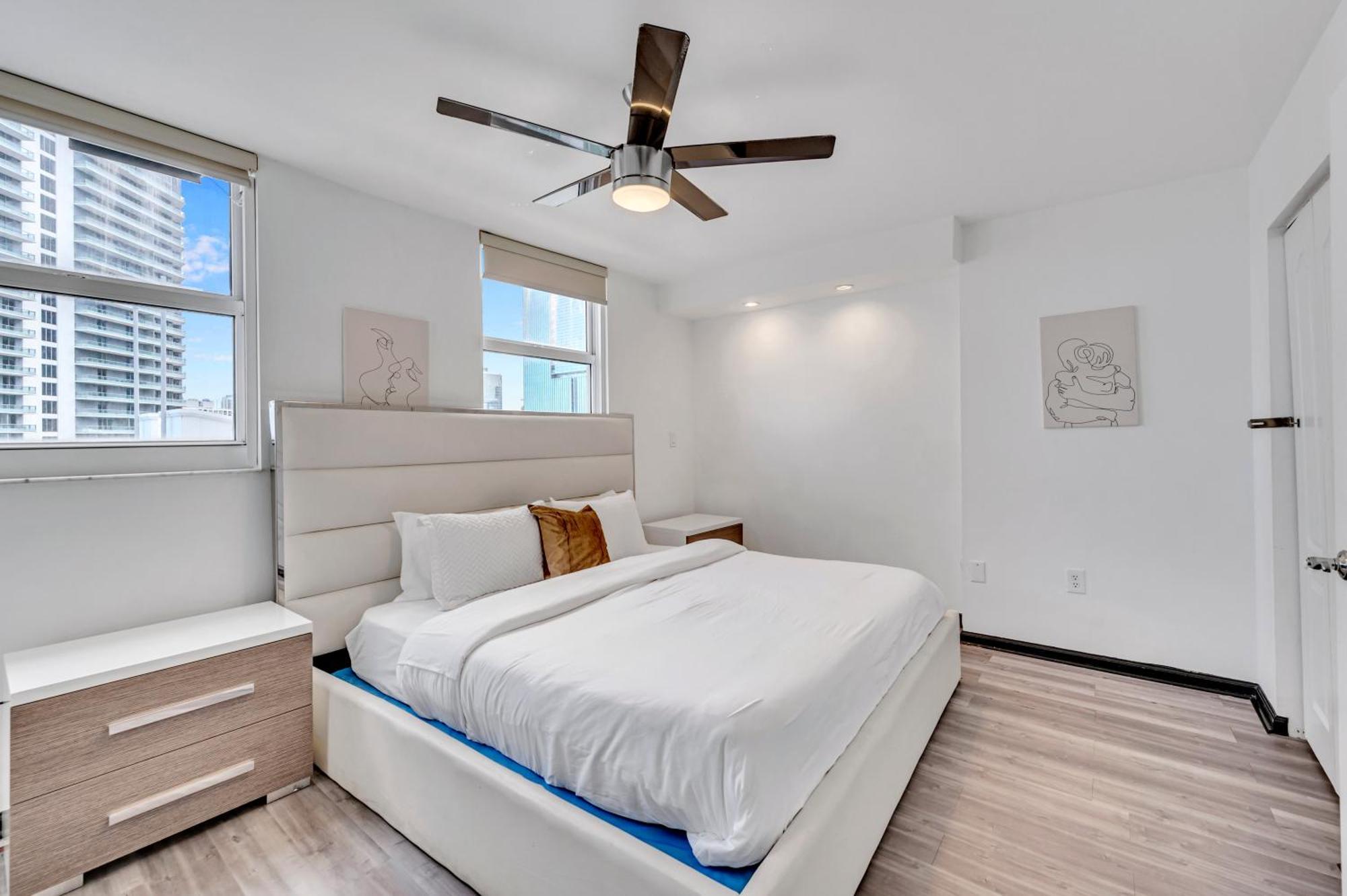 Brickell Ocean View 2 Bed 2 Bth Free Parking Apartment